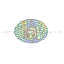 Customized Design Transparent Hologram Vinyl Sticker